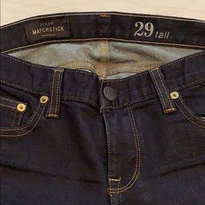 Jcrew matchstick jeans Size 29 Tall Bootcut